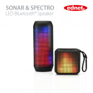 Neu eingetroffen – ednet Sonar & Spectro LED Bluetooth® Lautsprecher